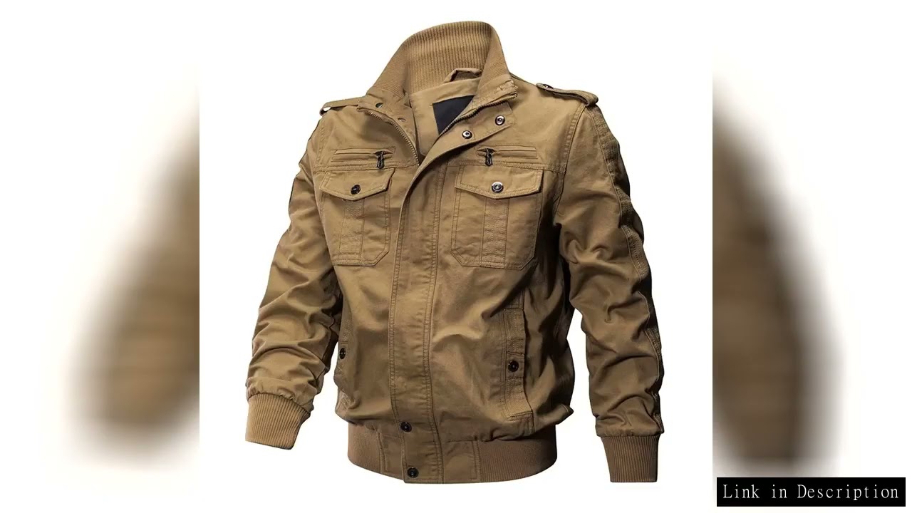 New Workwear Pilot Spring Autumn Coats Men's Jackets Military Tactical Multi Pocket Tops Men's Cloth