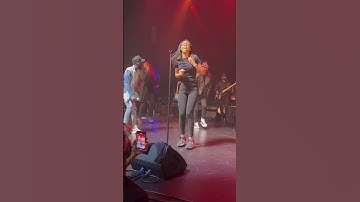 Thumbnail of Jalisa Faye singing “Bless The Lord” with Tye Tribbett! #allthingsnew #tyetribbett #tyetribbettlive