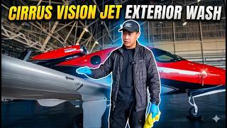 Cirrus Vision Jet Detail! How to Wash a $4M Private Jet with No Water