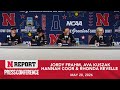 FULL VIDEO: Nebraska Softball speaks after first game of WCWS vs. Arkansas | May 28, 2026
