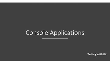 C# Basics for Beginners | Part 3 | Creating console application