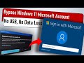 🔓 Reset/Bypass  Windows 11 Microsoft Account (No USB, No Data Loss)