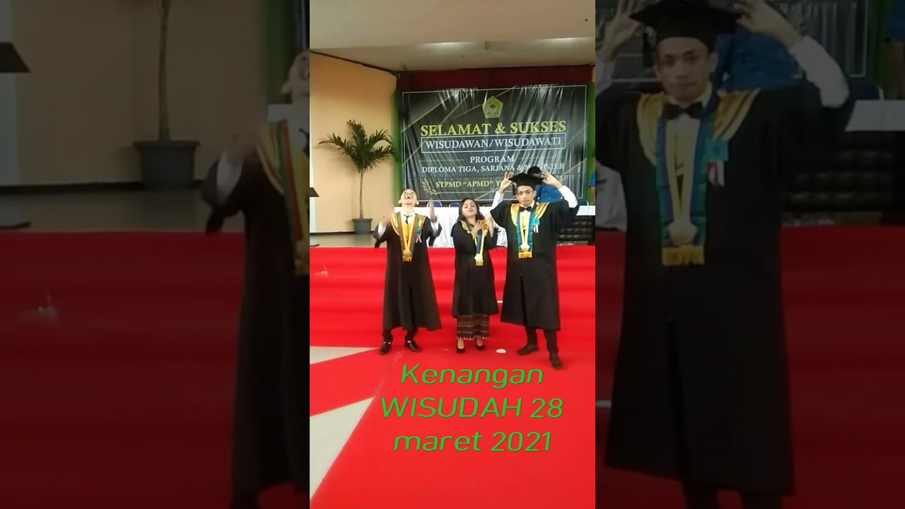 story kenangan wisudah kampus STPMD"APMD". Jalur Corono