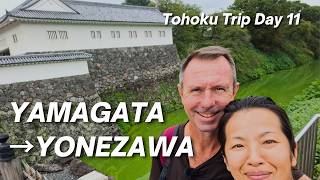 Tohoku Travel Day 11: Tsuruoka to Yamagata & Yonezawa | Japan Travel Vlog