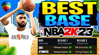 THE BEST JUMPSHOT BASE FOR EVERY GUARD BUILD ON NBA 2K23 CURRENT GEN! *6'0-6'9 BUILDS