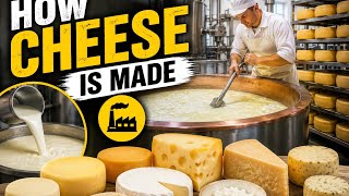 How Cheese Is Made in Factory | Amazing Cheese Production Process 🧀🏭