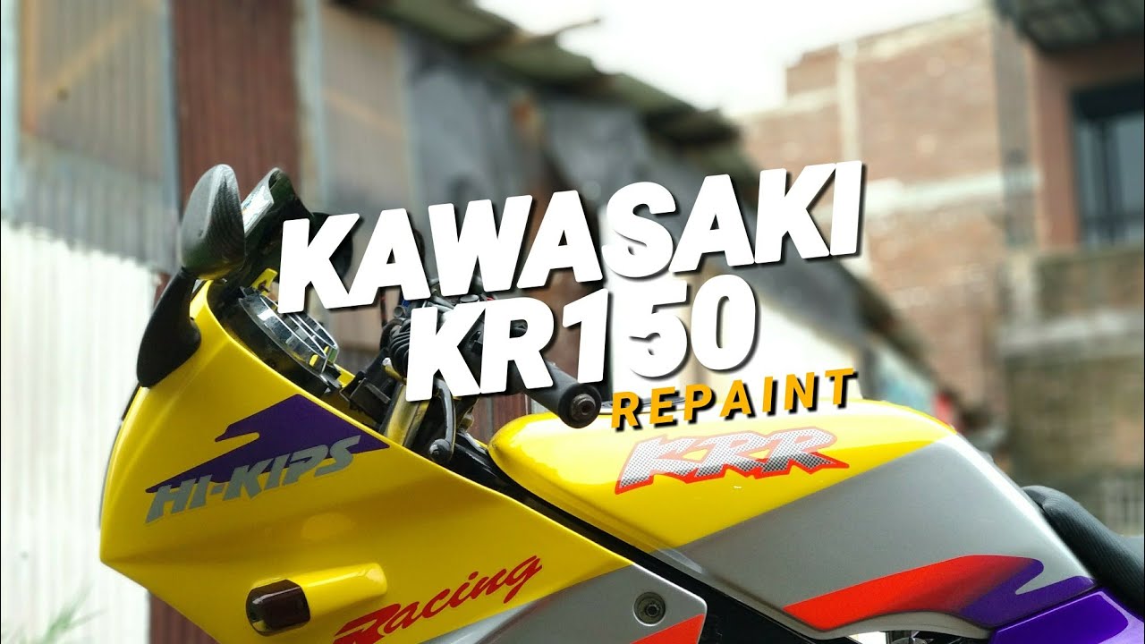 Repaint Kawasaki KR150  thailook  thailandstyle