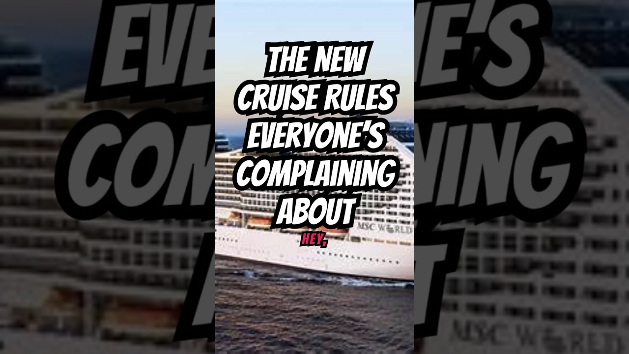 New Cruise Rules Everyones Complaining About #cruisenews #cruiserules  #cruisetips #carnivalcruise