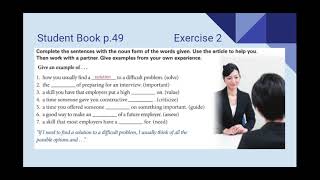 AE1 - Unit 4 - Writing - Nouns in Formal Writing