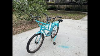 Building a DIY type of tandem bike called a "Side by Side" "Sociable Bike".