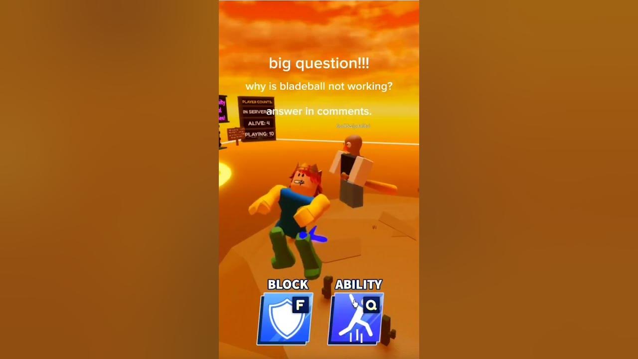 why is blade ball not working? YouTube