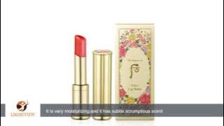 The History of Whoo Gongjinhyang Mi Secret Court Glow Lip Balm(SPF10) Red 3.5g | Review/Test
