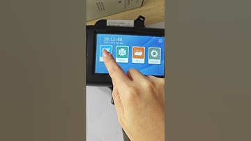 When the handheld printer encounters a barcode scanner  #machine #factory #manufacturing