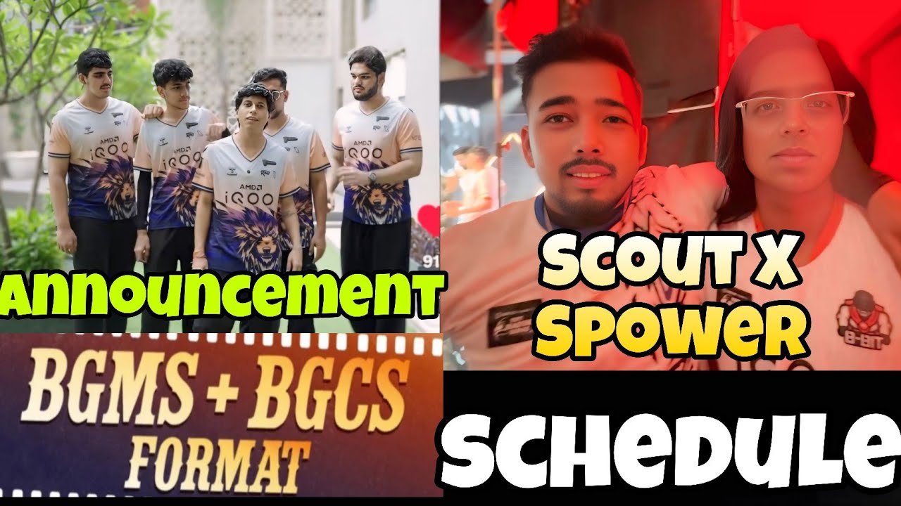 RNTx New Lineup Announced 🚨 Scout X Spower 😱 BGMS BGCS Shedule 