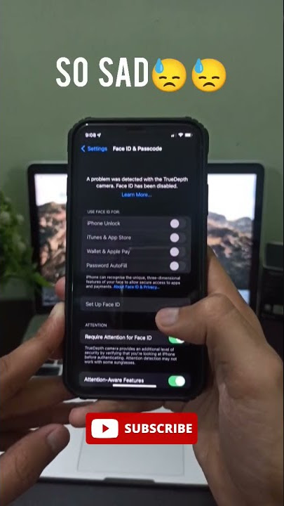 Face ID Damaged Of My Iphone X 😓😓 || #ios #shorts #faceid
