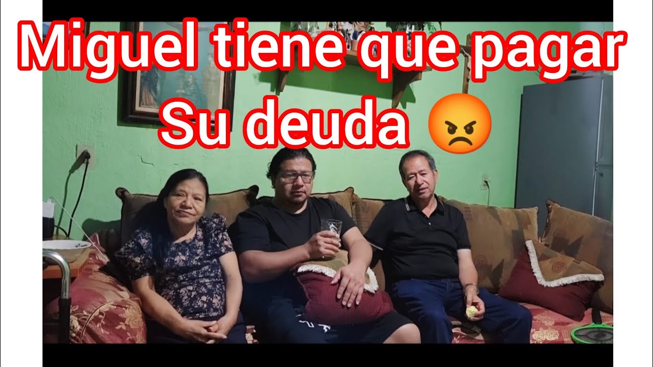 El hermano mayor muy enojado con sus padres por la deuda de Miguel, es una situación difícil 