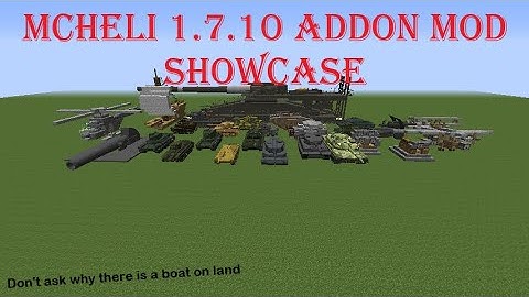 MCHeli 1.7.10 Addon Mod Showcase