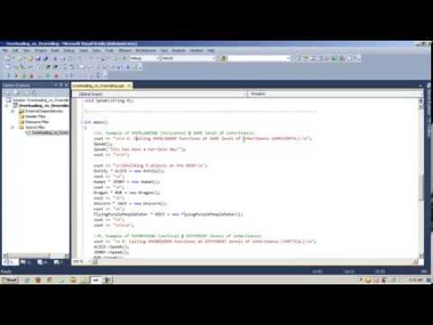 C++ Overloading vs  Overriding