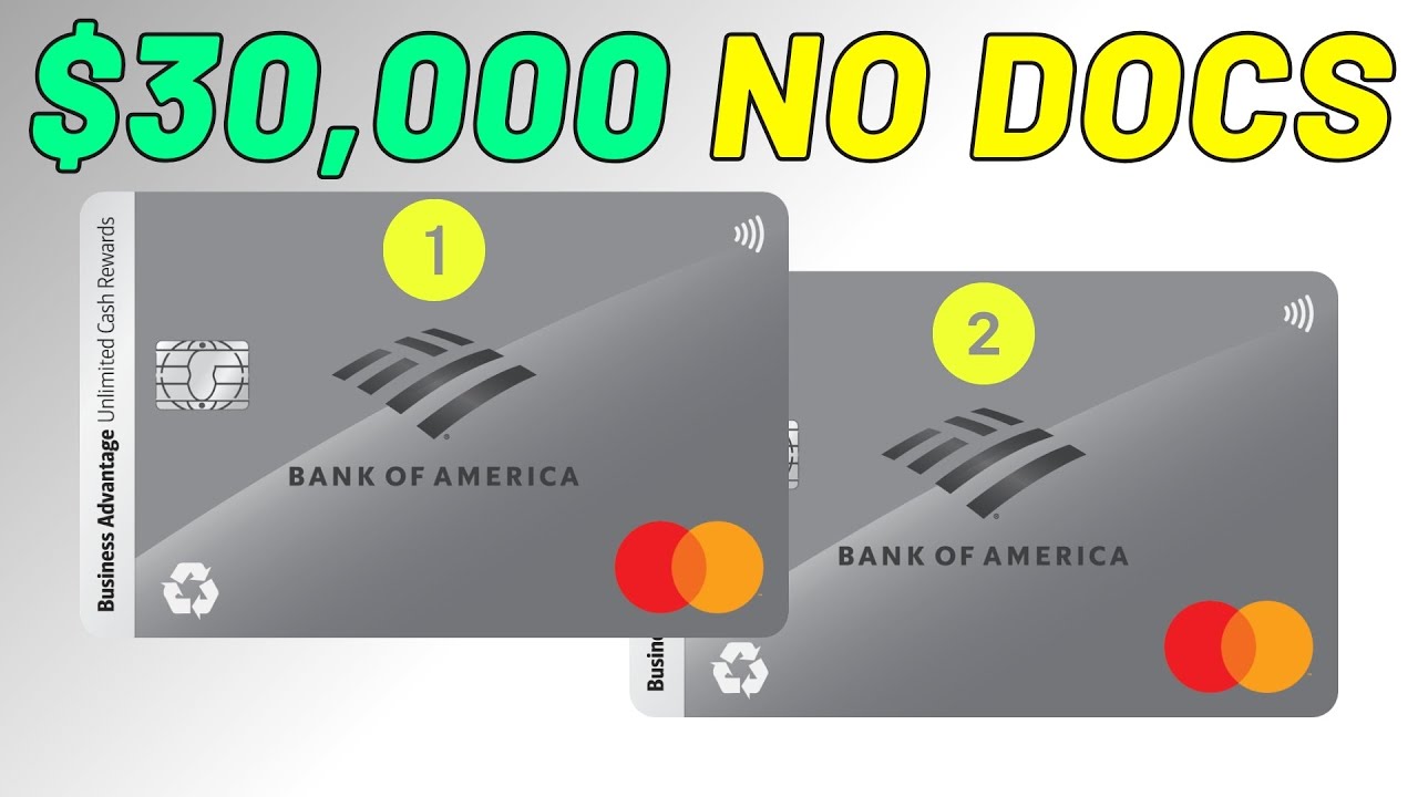 How to Get $30,000 with BoA Business Credit Cards - YouTube