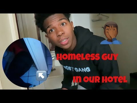 Stayed At The Most Dangerous Hotel In LA w/ My Sister!! *FOUND A HOMLESS GUY IN THE BATHROOM*