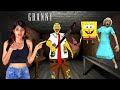 Mad Granny Escapes From SpongeBob Granny