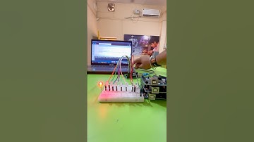 LED Chaser Using Arduino UNO #project #shorts