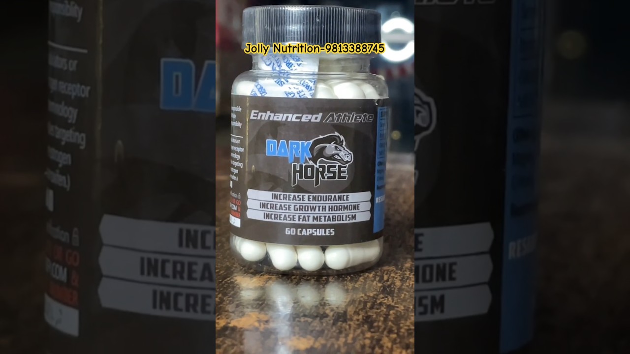 Enhanced DARK HORSE (GW-501516 + MK-677) 60 Capsules Review  Jolly Nutrition  