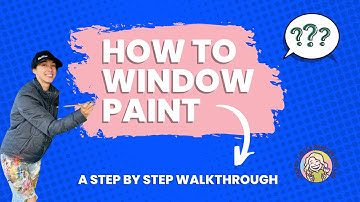 How to Paint Windows | A Beginner