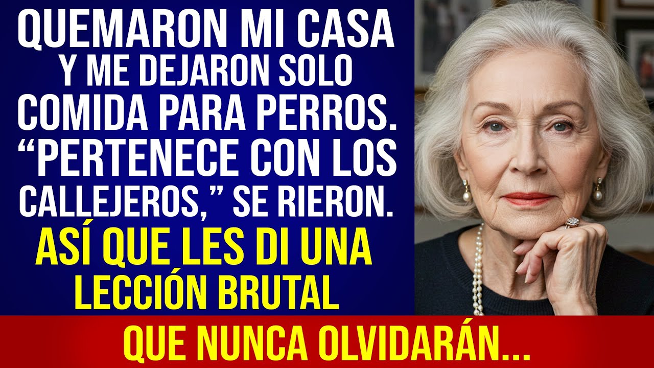 Quemaron Mi Casa Y Me Dejaron Solo Con Comida Para Perros, Así Que Les Di Una Lección Brutal...
