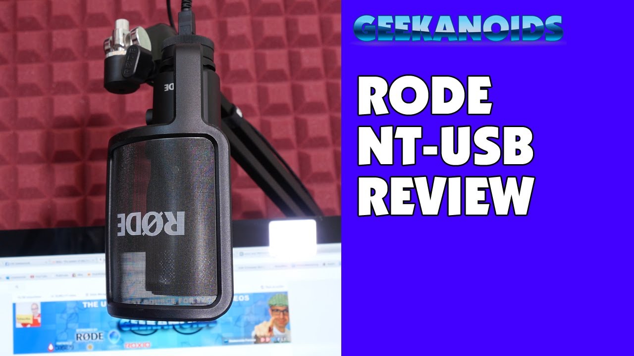 Express høst lindre Rode NT-USB Microphone Audio Test & Review - 4K - YouTube