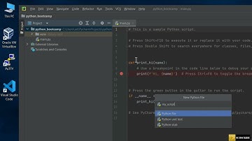 Running Python Scripts Using PyCharm || #python #pycharm