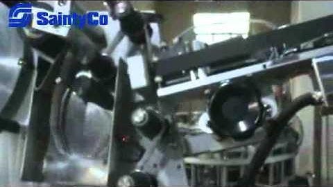 SaintyCo SHL 2582 "High Speed Horizontal Wrap around Labeling Machine"