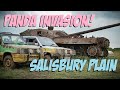 An army of Pandas invades Salisbury Plain! - Wiltshire meet 2021 - UK Panda 4x4