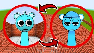 I SUMMON NEW Incredibox Sprunki SKY in Maze Gmod Minecraft