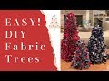 Easy DIY Fabric Holiday Trees