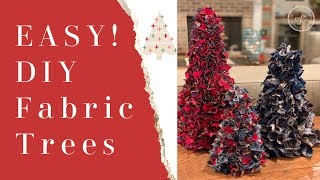 Easy DIY Fabric Holiday Trees