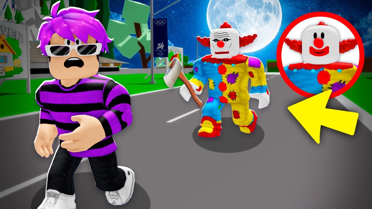 A CREEPY CLOWN IS FOLLOWING ME.. (Brookhaven)