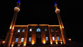 Demi̇rci̇de İlçe Müftülüğü Şube Müdürü Ahmet Akkoç Sultan Abdülhami̇d Han Cami̇i̇nde Sela Veri̇yor.