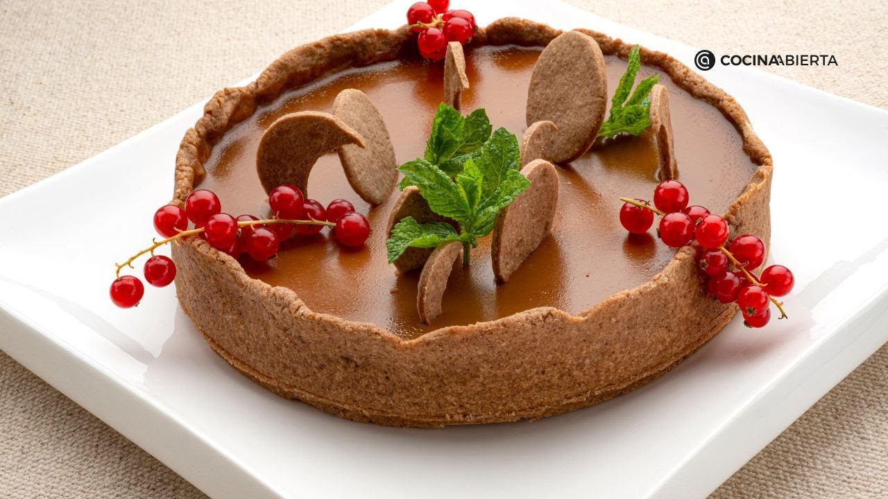 Tarta de caramelo y chocolate | Postre irresistible paso a paso de Eva Arguiñano