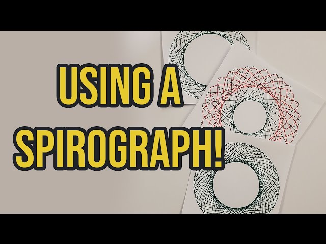 Using a Spirograph  Salinas Public Library Art Kit 