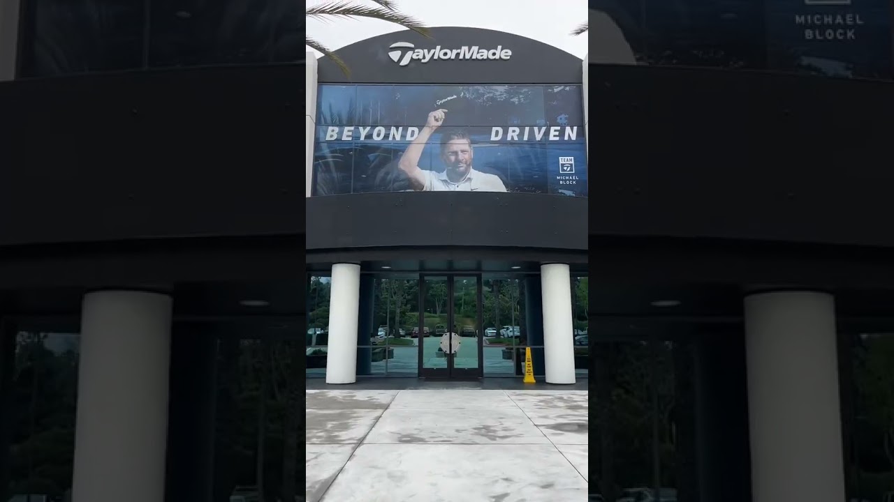 NEW MICHAEL BLOCK BUILDING GRAPHICS AT HQ | TaylorMade Golf