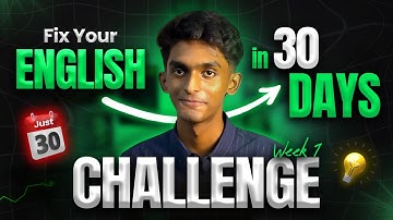 Fix Your English in 30 Days – Week 1 | Start Speaking Without Fear