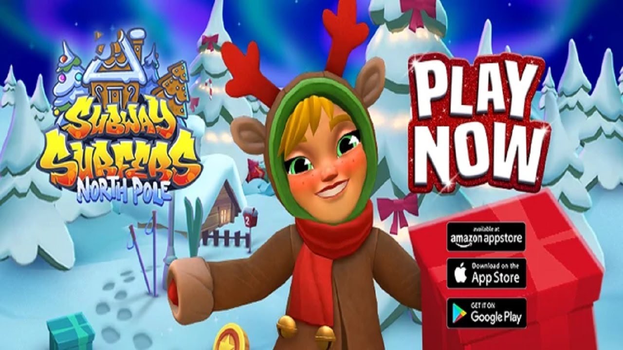 Subway Surfers atualizado novamente com tour no Polo Norte (NATAL) 