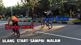 Ulang Start Sampai Malam, Iwin Binjai vs Dimas Mmk || Balap Sepeda Bmx Medan