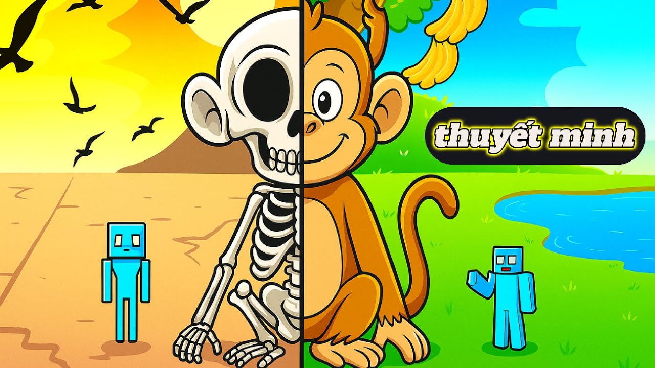 Tôi Thử Thách 100 Ngày Mô Phỏng Động Vật Trong Minecraft