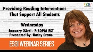 Celebrity Providing Reading Interventions That Support All Students with Kathy Crane Net Worth