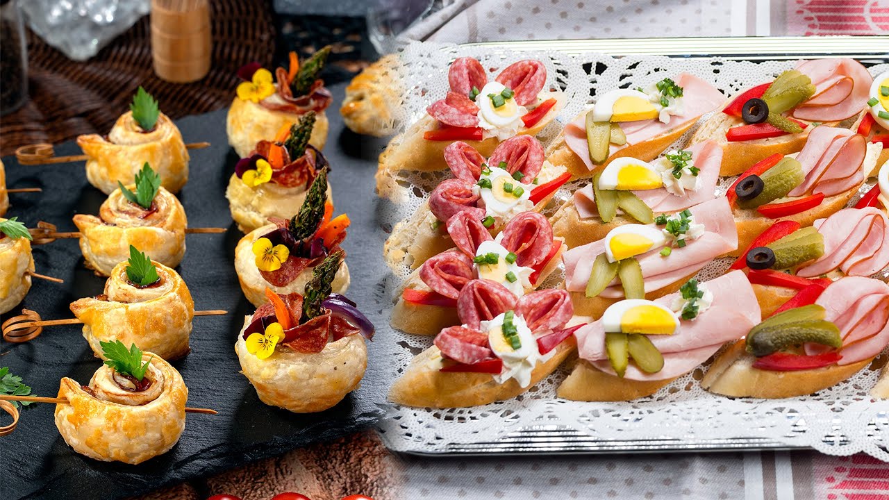 16+ Amazing Appetizer Ideas for Any Party. Ultimate Appetizer Masterclass. Party Food Collection