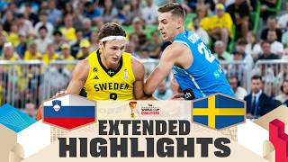 Slovenia 🇸🇮 v Sweden 🇸🇪 | Extended Highlights | FIBA Basketball World Cup 2027 European Qualifiers screenshot 4
