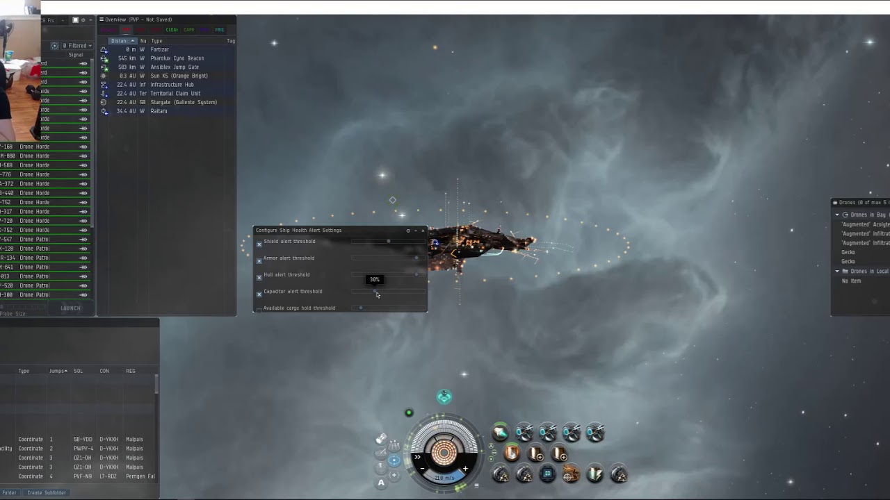 EVE ONLINE How to set up alarms for Ishtar ratting! YouTube