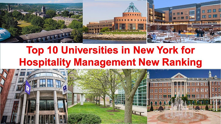 Top ten hotel management colleges in the world năm 2024
